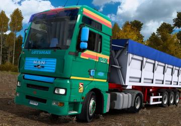 LOTSMAN skin for MAN TGA (MADster) version 1.1 for Euro Truck Simulator 2 (v1.53.x)