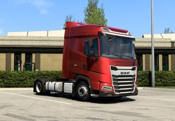 Low deck chassis addon for DAF XG/XG+ version 1.1 for Euro Truck Simulator 2 (v1.43.x)