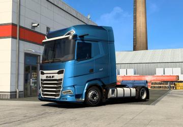 Low deck chassis addon for DAF XG/XG+ version 1.1 for Euro Truck Simulator 2 (v1.43.x)