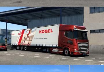 Low deck chassis addon for DAF XG/XG+ version 1.3 for Euro Truck Simulator 2 (v1.43.x)