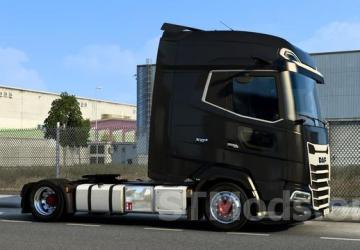 Low deck chassis addon for DAF XG/XG+ version 1.3 for Euro Truck Simulator 2 (v1.43.x)