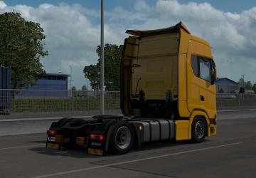 Low deck chassis addon for Eugene Scania NG v1.6 for Euro Truck Simulator 2 (v1.39.x, - 1.43.x)