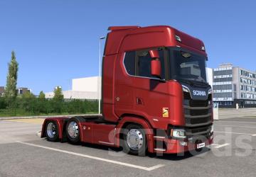 Low deck chassis addon for Eugene Scania NG v1.7 for Euro Truck Simulator 2 (v1.54.x)