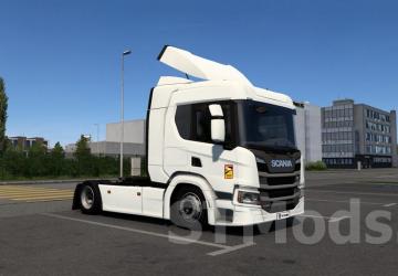 Low deck chassis addon for Eugene Scania NG v1.7 Fix for Euro Truck Simulator 2 (v1.54.x)