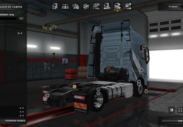 Low deck chassis addon for Eugene Volvo FH v3.1.10 for Euro Truck Simulator 2 (v1.46.x)