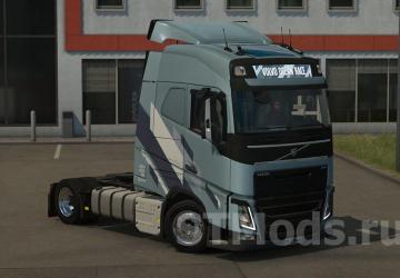 Low deck chassis addon for Eugene Volvo FH v3.1.12 for Euro Truck Simulator 2 (v1.47.x, 1.48.x)