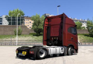 Low deck chassis addon for Iveco S-Way SCS v1.1 for Euro Truck Simulator 2 (v1.54.x)