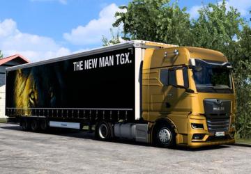 Low deck chassis for Man TGX 2020 by Sogard3 v1.0 for Euro Truck Simulator 2 (v1.47.x)