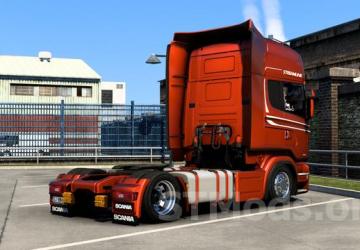 Low deck improved chassis for RJL’s Scania R&S, R4, R4, P&G v1.6 for Euro Truck Simulator 2 (v1.48.x)