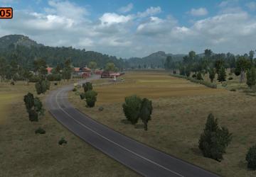 Map North Macedonia Rework version 1.4.4 for Euro Truck Simulator 2 (v1.43.x)
