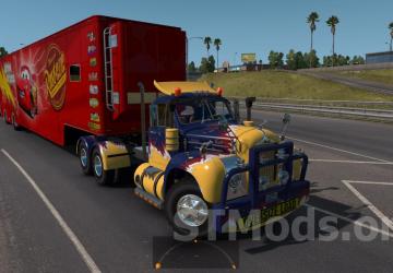 Mack B62 mTG version 1.4 for Euro Truck Simulator 2 (v1.54.x)