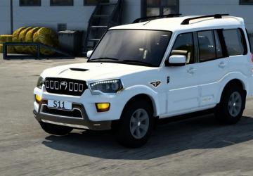 Mahindra Scorpio S11 version 1.0 for Euro Truck Simulator 2 (v1.40.x, - 1.43.x)