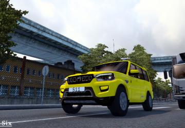 Mahindra Scorpio S11 version 1.0 for Euro Truck Simulator 2 (v1.40.x, - 1.43.x)