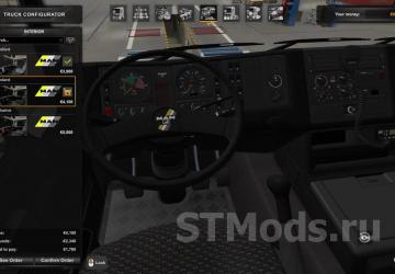 MAN F2000 Brown leather interior version 1.0 for Euro Truck Simulator 2 (v1.43.x)