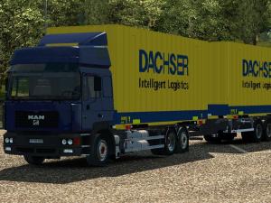 MAN F2000 Dachser BDF version 1.0 for Euro Truck Simulator 2 (v1.25-1.30.х)