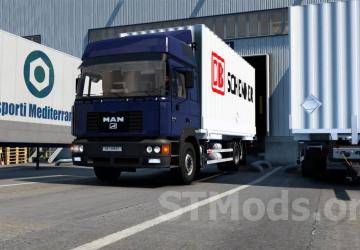 MAN F2000 Dachser BDF version 1.1 for Euro Truck Simulator 2 (v1.46.x)