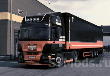 MAN F2000 Evo version 1.1.6 for Euro Truck Simulator 2 (v1.54.x)
