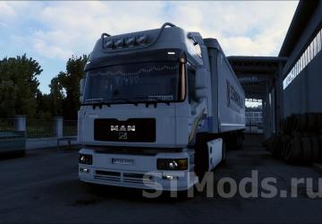 MAN F2000 Evo version 1.1.7 for Euro Truck Simulator 2 (v1.55.x)