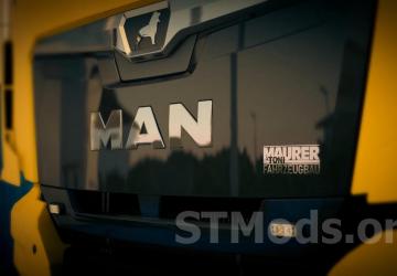 MAN TG3 2020 Commander Front Mask version 1.6 for Euro Truck Simulator 2 (v1.53.x, 1.54.x)