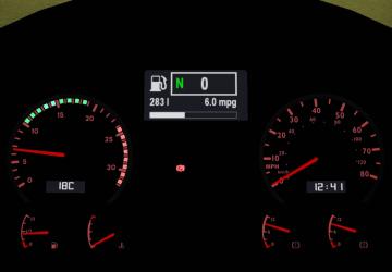 MAN TGA Custom Dashboard version 1.2 for Euro Truck Simulator 2 (v1.40.x, - 1.42.x)