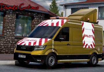 MAN TGE 3.140 version 1.0 for Euro Truck Simulator 2 (v1.43.x)
