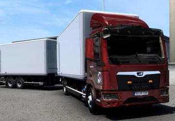 Man TGL 2022 Megamod+Trailer version 1.0 for Euro Truck Simulator 2 (v1.48.x)