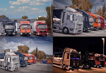 Man TGL 2022 Megamod+Trailer version 1.0 for Euro Truck Simulator 2 (v1.48.x)