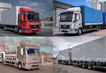 Man TGL 2022 Megamod+Trailer version 2.2 for Euro Truck Simulator 2 (v1.49.x)