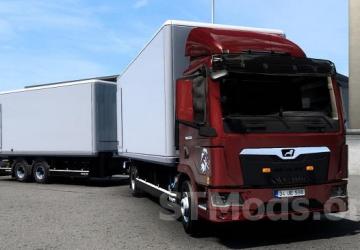 Man TGL 2022 Megamod+Trailer version 2.2 for Euro Truck Simulator 2 (v1.49.x)