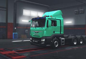 MAN TGS Euro 6 version 1.2.1 for Euro Truck Simulator 2 (v1.43.x)