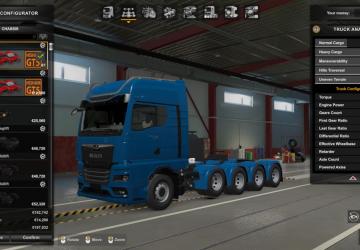 MAN TGX 2020 10x4 Chassis version 1.0 for Euro Truck Simulator 2 (v1.47.x)