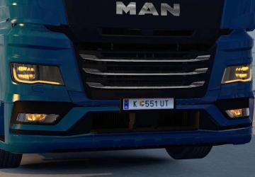 Man TGX 2020 Xenon Headlights version 1.0 for Euro Truck Simulator 2 (v1.47.x)