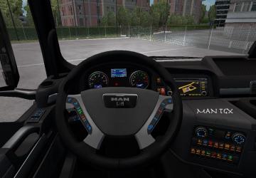 MAN TGX and TGX Euro 6 Dashboard Colors version 1.0 for Euro Truck Simulator 2 (v1.38.x)
