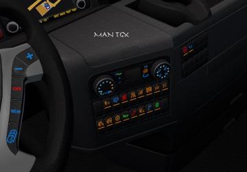MAN TGX and TGX Euro 6 Dashboard Colors version 1.0 for Euro Truck Simulator 2 (v1.38.x)