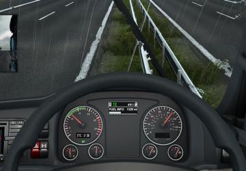 MAN TGX E6 Easy Read Dashboard version 1.0 for Euro Truck Simulator 2 (v1.40.x, - 1.43.x)