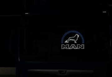 MAN TGX e6 – LED Board version 1.2 for Euro Truck Simulator 2 (v1.33.x, 1.34.x)