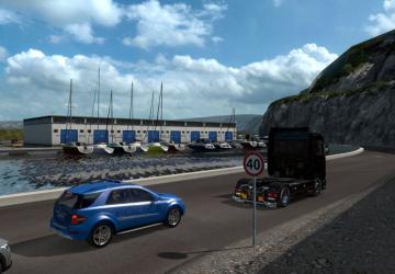 Map Faroe island version 1.1 for Euro Truck Simulator 2 (v1.37.x)