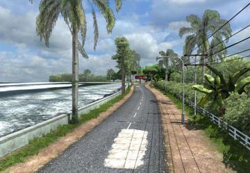 Map Jawa Barat version 1.1 for Euro Truck Simulator 2 (v1.36.x)
