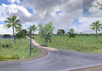 Map Kalsel version 1.5 for Euro Truck Simulator 2 (v1.35.x, - 1.41.x)
