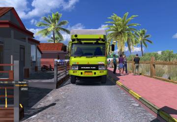 Map Kalsel version 1.5 for Euro Truck Simulator 2 (v1.35.x, - 1.41.x)
