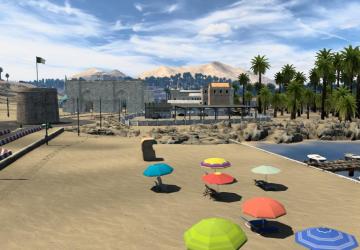 Map of Eurafrica version 2.5 for Euro Truck Simulator 2 (v1.47.x)