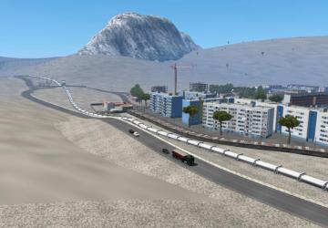 Map of Eurafrica version 2.5 for Euro Truck Simulator 2 (v1.47.x)