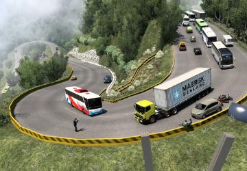 Map Map SuJaLi (Sumatra Jawa Bali) version 1.0 for Euro Truck Simulator 2 (v1.41)