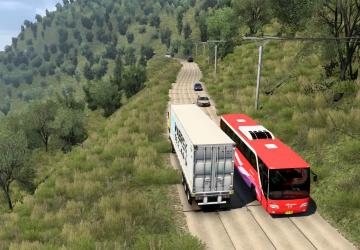 Map SuJaLi (Sumatra Jawa Bali) version 2.8 for Euro Truck Simulator 2 (v1.45.x, 1.46.x)