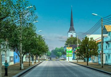 Mapa NorteSul version 2.0 for Euro Truck Simulator 2 (v1.44.x)