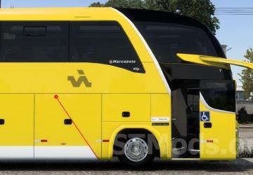 Marcopolo G7 1600 LD version 1.1 for Euro Truck Simulator 2 (v1.49.x)