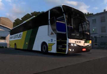 Marcopolo Paradiso G6 1200 version 2.5 for Euro Truck Simulator 2 (v1.43.x)