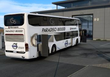 Marcopolo Paradiso G6 DD 6x2 version 1.0 for Euro Truck Simulator 2 (v1.42.x, 1.43.x)