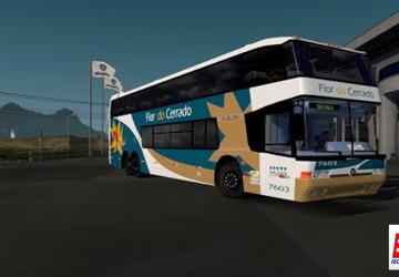 Marcopolo Paradiso GV 1800 DD Volvo version 1.0 for Euro Truck Simulator 2 (v1.35.x, 1.36.x)