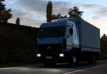 MAZ-5340/5440/6430 A8 Iranian version 1.0 for Euro Truck Simulator 2 (v1.40.x)